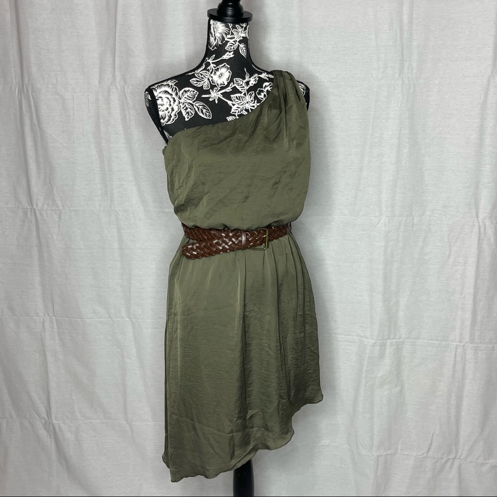 CITY TRIANGLES ONE SHOULDER DRESS